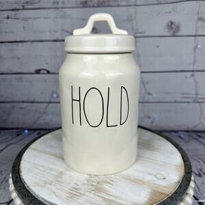 Rae Dunn Hold Canister